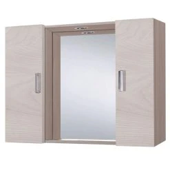 ALTER Miroir De Salle De Bain Avec Lumières Led, Armoire Murale De Salle De...