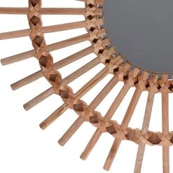 Other Miroir En Bois Boho Dans Un Cadre En Bois, Rond 50 Cm -Magasin Joss & Main miroir en bois boho dans un cadre en bois rond 50 cm 13798294 38150602 1140x1140