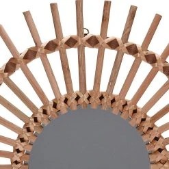 Other Miroir En Bois Boho Dans Un Cadre En Bois, Rond 50 Cm -Magasin Joss & Main miroir en bois boho dans un cadre en bois rond 50 cm 13798294 38150604 1140x1140