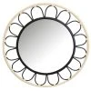 Aubry Gaspard Miroir Fleur En Métal Et Rotin. -Magasin Joss & Main miroir fleur en metal et rotin 13841864 38379776 1140x1140
