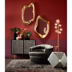 Karedesign Miroir Hologram 117x68cm Doré Kare Design -Magasin Joss & Main miroir hologram 117x68cm dore kare design 7991837 20252733 1140x1140