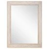 WOMO-DESIGN Miroir Mural Avec Cadre En Bois Massif 90x120 Cm Bois De Mangue WOMO D...
