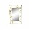 Miroir Mural DKD Home Decor Miroir Doré Métal (70.5 X 3 X 103 Cm)