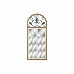 Miroir Mural DKD Home Decor Naturel Métal MDF Fenêtres Blanc Gris Fo... -Magasin Joss & Main miroir mural dkd home decor naturel metal mdf fenetres blanc gris fonce 60 x 5 x 138 cm 14116512 39334500 1140x1140