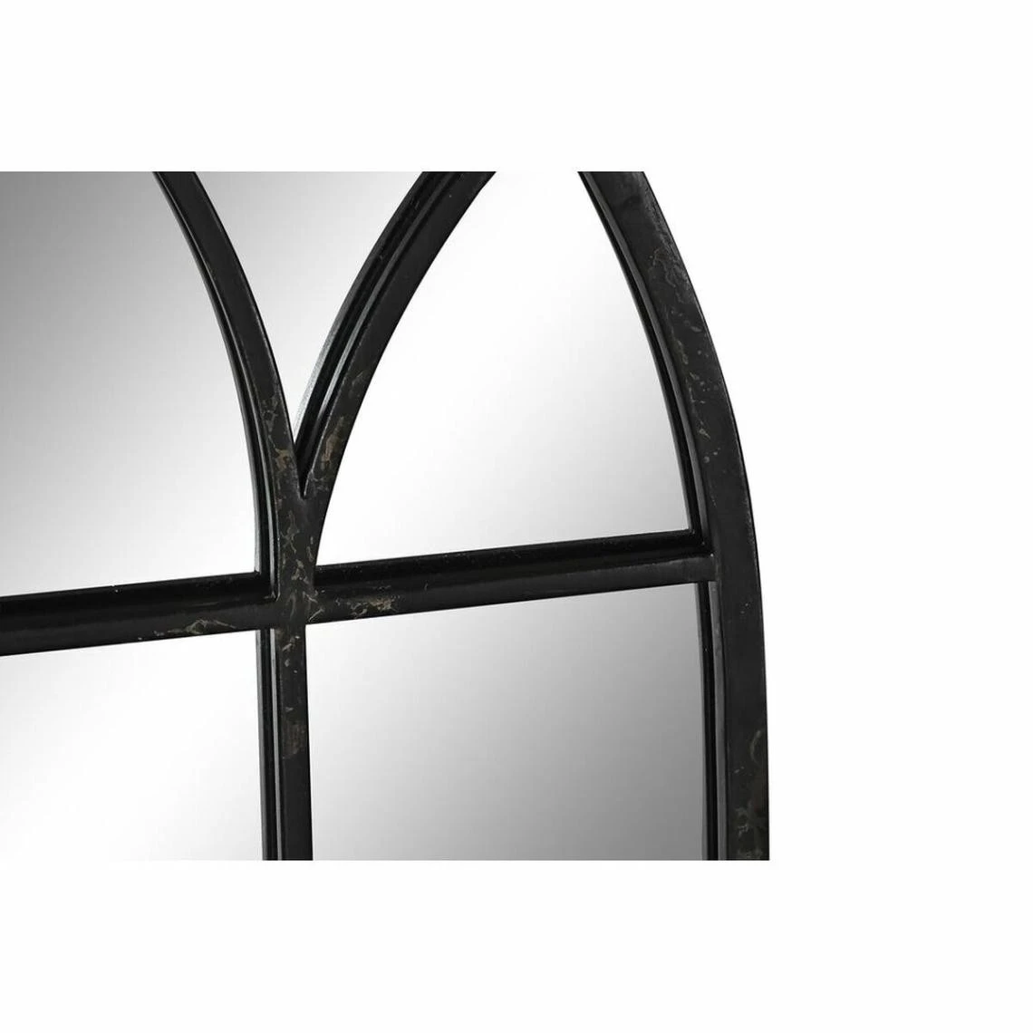 Miroir Mural DKD Home Decor Noir Métal Fenêtres (36 X 2 X 65 Cm) 4 Miroir Mural DKD Home Decor Noir Métal Fenêtres (36 X 2 X 65 Cm) – Image 2