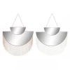 Unknown Miroir Mural DKD Home Decor Polyester Métal (2 Pcs)