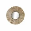 Miroir Mural DKD Home Decor Verre Naturel Jute (45 X 3 X 45 Cm)