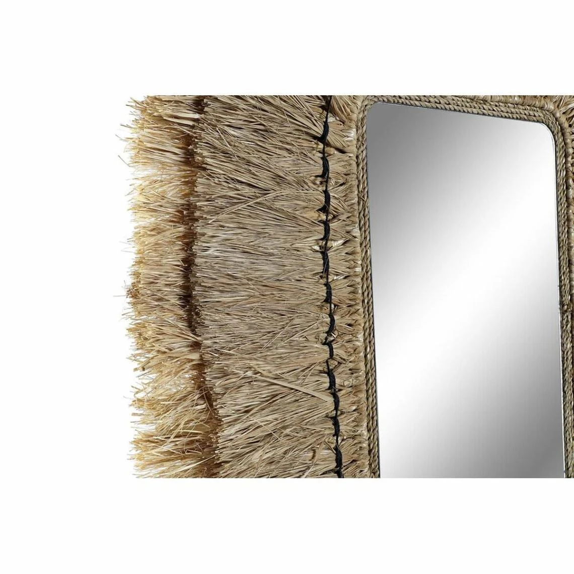 Miroir Mural DKD Home Decor Verre Naturel Jute (50 X 2 X 60 Cm) 5 Miroir Mural DKD Home Decor Verre Naturel Jute (50 X 2 X 60 Cm) – Image 3
