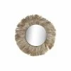 Miroir Mural DKD Home Decor Verre Naturel Jute (64 X 3 X 64 Cm)