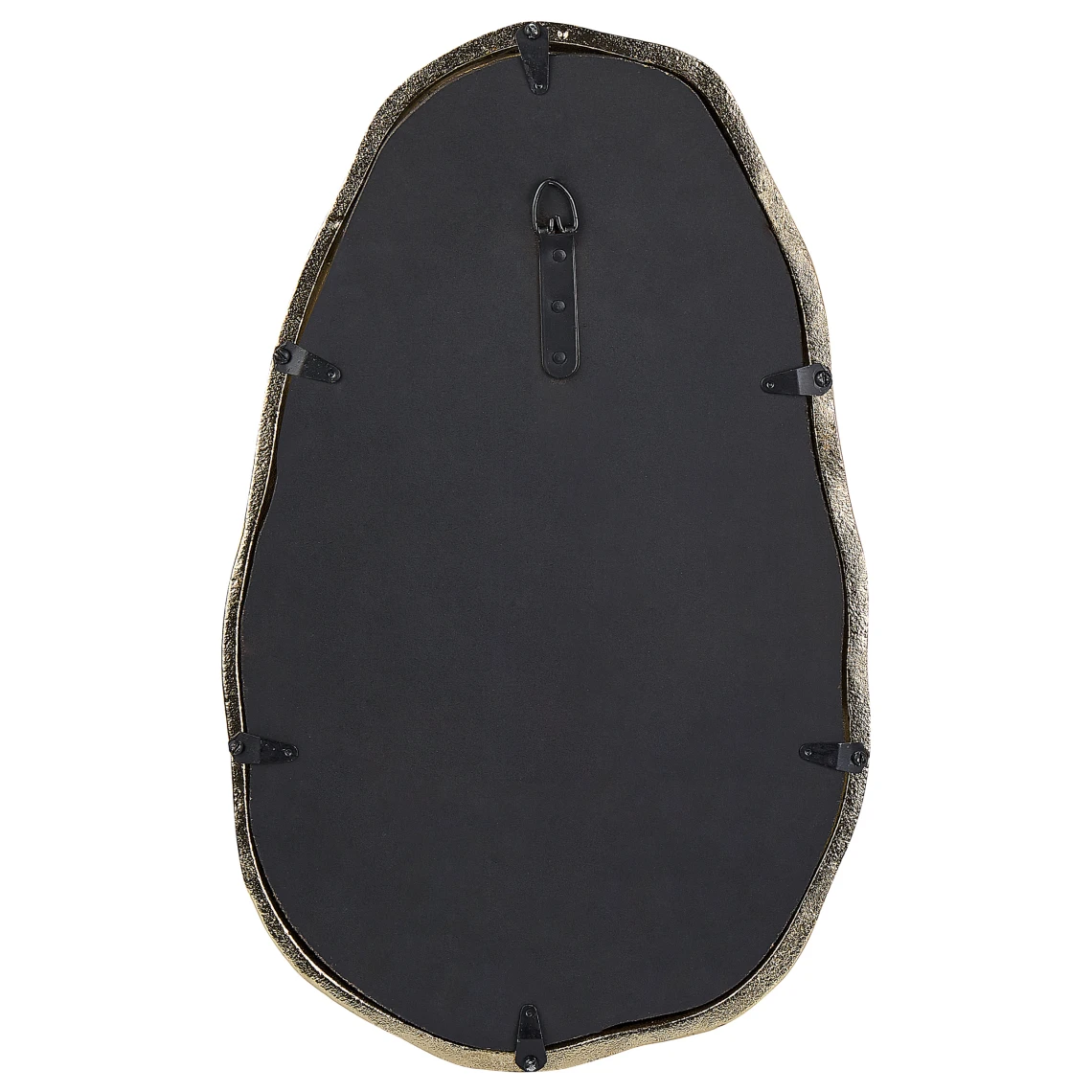 Beliani Miroir Mural Doré 50 X 32 Cm DAMOH 5 Beliani Miroir Mural Doré 50 X 32 Cm DAMOH – Image 3