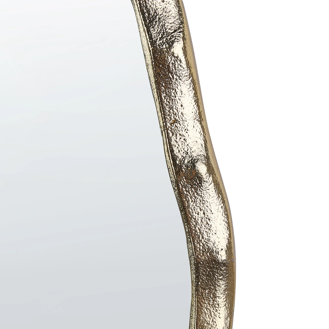 Beliani Miroir Mural Doré 50 X 32 Cm DAMOH 6 Beliani Miroir Mural Doré 50 X 32 Cm DAMOH – Image 4