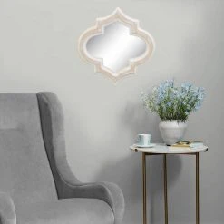SANS MARQUE Miroir Mural En Bois Patiné Blanc -Magasin Joss & Main miroir mural en bois patine blanc 13806874 38217024 1140x1140 3