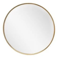 Miroir Mural Modugno Rond Diamètre 40 Cm Doré [en.casa] -Magasin Joss & Main miroir mural modugno rond diametre 40 cm dore encasa 12088276 32060722 1140x1140