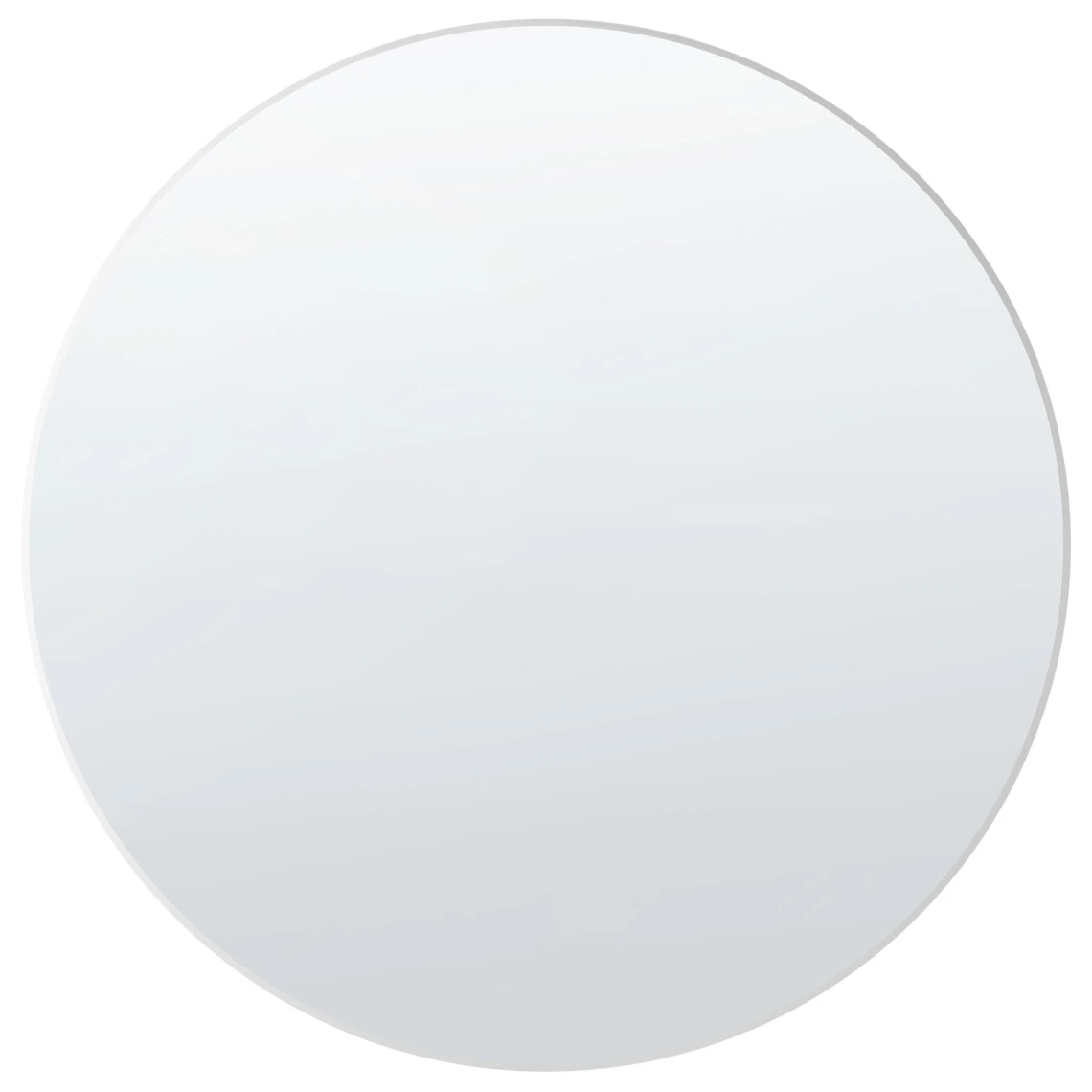 Beliani Miroir Mural Rond ⌀ 80 Cm Argenté ANNEMASSE 3 Beliani Miroir Mural Rond ⌀ 80 Cm Argenté ANNEMASSE