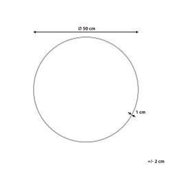 Beliani Miroir Mural Rond ø 50 Cm Argenté AGEN -Magasin Joss & Main miroir mural rond o 50 cm argente agen 14044740 38981748 1140x1140