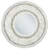 Beliani Miroir Mural Rond ø 61 Cm Bambou Naturel SOLEDAD