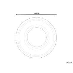 Beliani Miroir Mural Rond ø 61 Cm Bambou Naturel SOLEDAD -Magasin Joss & Main miroir mural rond o 61 cm bambou naturel soledad 14074838 39089826 1140x1140