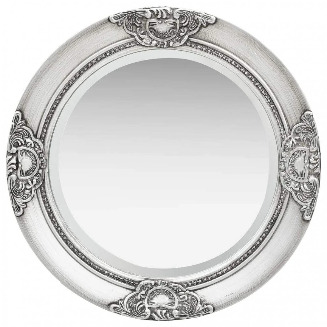 Decoshop26 Miroir Mural Rond Style Baroque 50 Cm Argenté DEC022888 3 Decoshop26 Miroir Mural Rond Style Baroque 50 Cm Argenté DEC022888