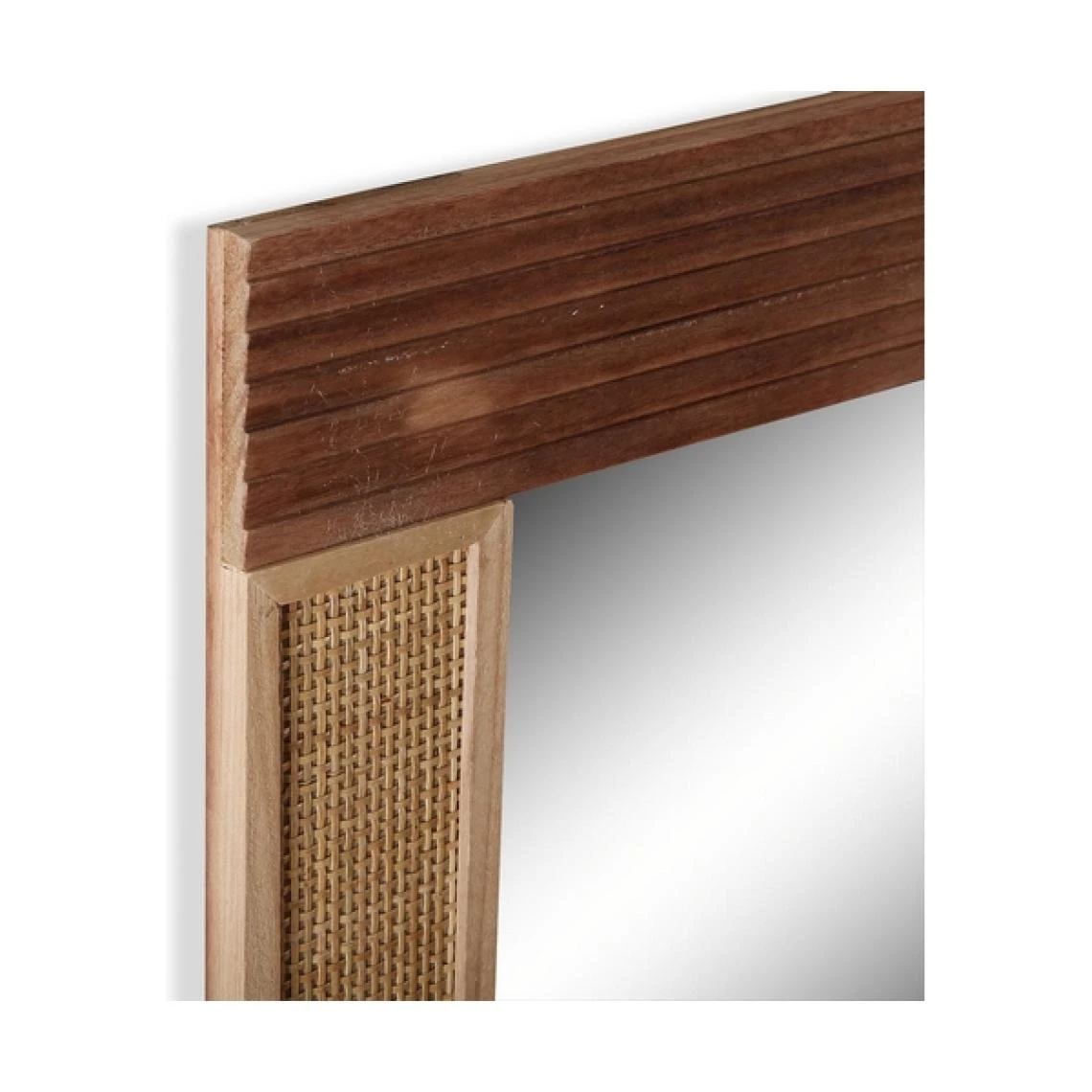 Versa Miroir Mural Rotin Bois De Paulownia (120 X 50 X 1,8 Cm) 5 Versa Miroir Mural Rotin Bois De Paulownia (120 X 50 X 1,8 Cm) – Image 3