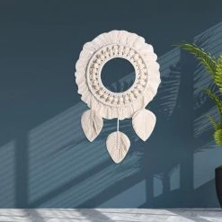 Marque Generique Miroir Mural Suspendu En Macramé 1 Pièce 10 Marque Generique Miroir Mural Suspendu En Macramé 1 Pièce -Magasin Joss & Main miroir mural suspendu en macrame 1 piece 10877806 28398784 1140x1140