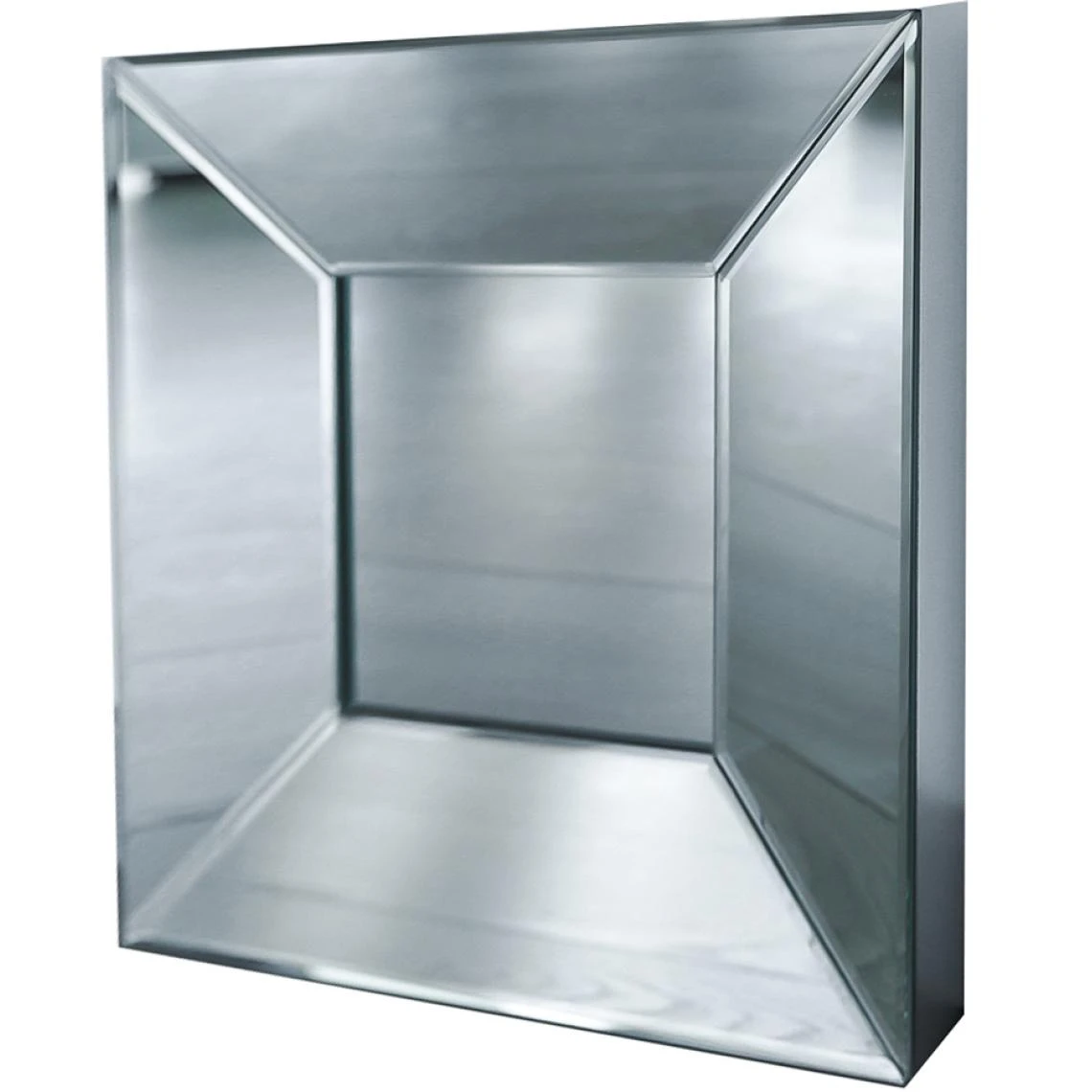Vivenla Miroir Mural Ultra Design Carré Avec Contour Biseauté Effet 3D L. 50... 4 Vivenla Miroir Mural Ultra Design Carré Avec Contour Biseauté Effet 3D L. 50... – Image 2