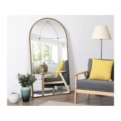 Vente-unique Miroir Fenêtre Vintage En Métal PALMYRE - L. 80 X H. 150 Cm -Doré A... -Magasin Joss & Main miroir palmyre 10877812 28398810 1140x1140
