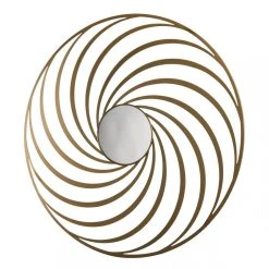 MACABANE Miroir Rond THEODORE Métal Doré Déco -Magasin Joss & Main miroir rond theodore metal dore deco design 703213 5 1140x1140