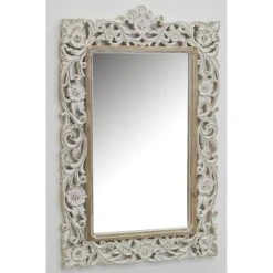 Aubry Gaspard Miroir Sculpté En Manguier Blanchi. 8 Aubry Gaspard Miroir Sculpté En Manguier Blanchi. -Magasin Joss & Main miroir sculpte en manguier blanchi 13841856 38379752 1140x1140