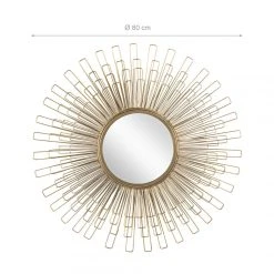 WOMO-DESIGN Miroir Soleil Doré Cadre Métallique Design Décoratif Bogota 80 Cm W... -Magasin Joss & Main miroir soleil dore cadre metallique design decoratif bogota 80 cm womo design 10460164 27081332 1140x1140