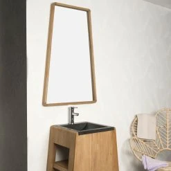 Alternative view of Wanda Collection Miroir Salle De Bain En Teck TIPI 110 X 69 Cm