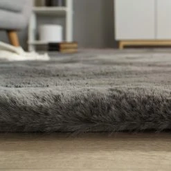 Paco Home Poils Longs Tapis De Salon Shaggy Imitation Fourrure Lapin Moelleux An... -Magasin Joss & Main poils longs tapis de salon shaggy imitation fourrure lapin moelleux anthracite 13723398 37865048 1140x1140