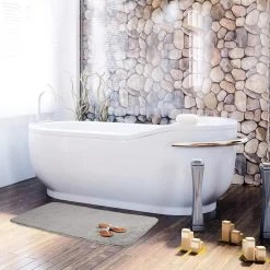 Relaxdays Tapis De Bain Moelleux Antidérapant Et Lavable 50 X 80 Cm G... -Magasin Joss & Main relaxdays tapis de bain moelleux antiderapant et lavable 50 x 80 cm gris 13582086 37249120 1140x1140