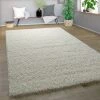 Paco Home Shaggy Tapis Poils Hauts Poils Longs Haute Qualité Haut Densité De F... -Magasin Joss & Main shaggy teppich langflor einfarbig hochwertiger teppich cream 1b 1