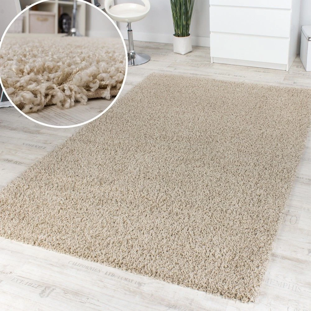Paco Home Tapis Poils Hauts Et Longs Shaggy Crème Ivoire Crème Super Soldes Pr... 3 Paco Home Tapis Poils Hauts Et Longs Shaggy Crème Ivoire Crème Super Soldes Pr...