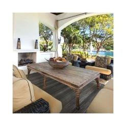 Mon Beau Tapis SOLO BAMBOO - Tapis En Bambou Larges Lattes Et Ganse Gris 160x230 -Magasin Joss & Main solo bamboo tapis 128255 120x170 gris 5 1