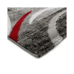 Mon Beau Tapis METRO - Tapis à Encadré Motifs Abstraits Rouge 200x290 -Magasin Joss & Main subway encadre 800 tapis 200762 200x290 rouge 2