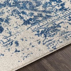 Surya AGATHE - Tapis Vintage, Bleu Foncé, Gris Clair Et Beige - 160x220cm -Magasin Joss & Main surya agathe 160x220cm 12016806 31822288 1140x1140