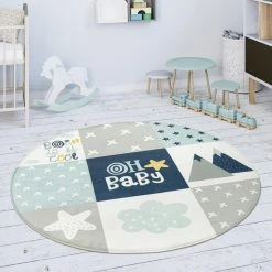 Paco Home Tapis Chambre Enfant Tapis De Jeux Tapis Bébé Losanges Étoiles Gris... -Magasin Joss & Main tapis chambre enfant tapis de jeux tapis bebe losanges toiles gris bleu blanc 9245611 24137249 1140x1140
