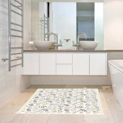 Alternative view of ALTER Tapis De Bain, 100% Made In Italy, Tapis Antitache Avec Impression Num...