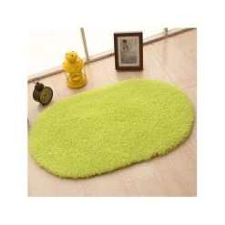 Wewoo Fausse Fourrure Tapis De Bain Antidérapant De Salle De Enfants De Sal... -Magasin Joss & Main tapis de bain en fausse fourrure solide de antiderapant de salle de chambre ovale tapistaille 60x120 2