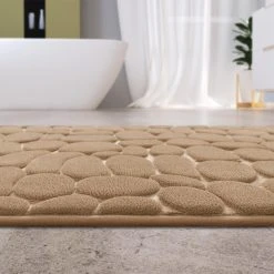 Paco Home Tapis De Bain Lavable En Machine Antidérapant Moelleux Motife Pierre ... -Magasin Joss & Main tapis de bain lavable en machine antiderapant moelleux motife pierre beige 13695524 37760018 1140x1140