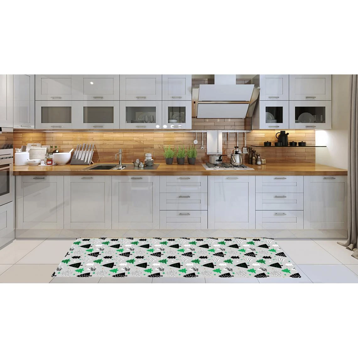 ALTER Tapis De Cuisine, 100% Made In Italy, Tapis Antitache Avec Impression ... 3 ALTER Tapis De Cuisine, 100% Made In Italy, Tapis Antitache Avec Impression ... – Image 2
