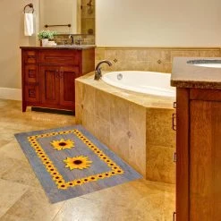 ALTER Tapis De Salle De Bain, 100% Made In Italy, Tapis Antitache Avec Impre... -Magasin Joss & Main tapis de salle de bain 100 made in italy tapis antitache avec impression numerique tapis antiderapant et lavable modele alana 120x70 cm 11161026 29206542 1140x1140