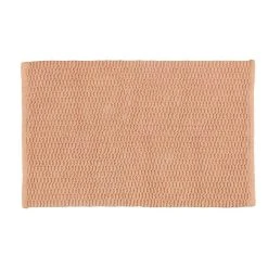 Wenko Tapis De Salle De Bain En Coton Mona - L. 50 X L. 80 Cm - Taupe