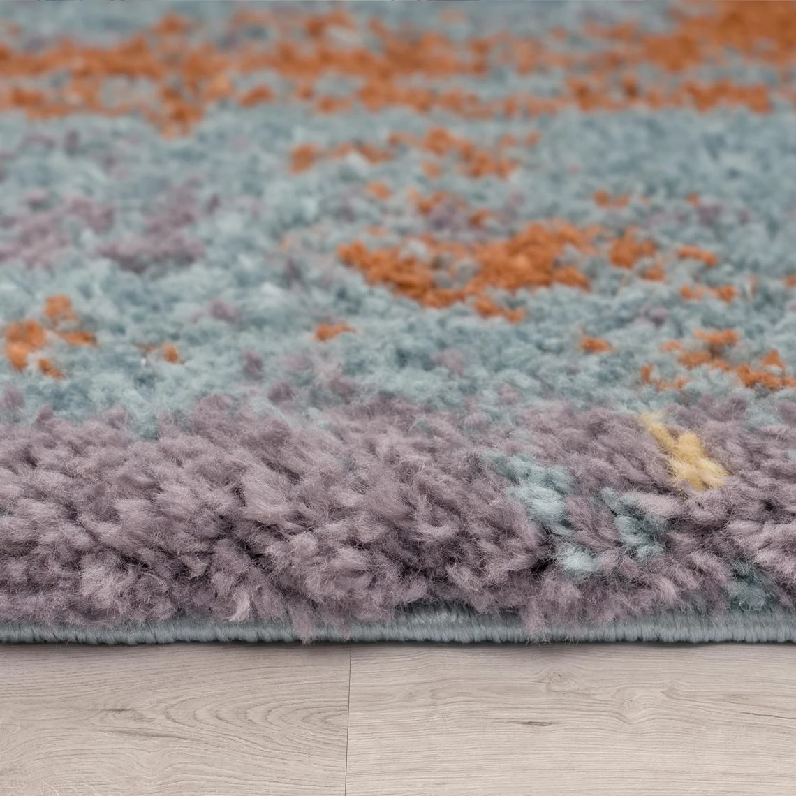 Paco Home Tapis De Salon Poil Long Shaggy Vintage Motif Abstrait 4 Paco Home Tapis De Salon Poil Long Shaggy Vintage Motif Abstrait – Image 2