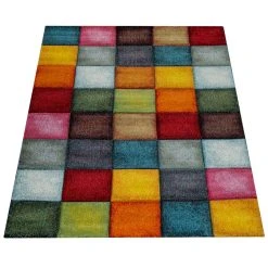 Paco Home Tapis De Salon À Poils Ras Design Carreaux Coloré Carré Multicolore... 6 Paco Home Tapis De Salon À Poils Ras Design Carreaux Coloré Carré Multicolore... -Magasin Joss & Main tapis de salon poils ras design carreaux colore carre multicolore colore 7794505 19706717 1200x1200