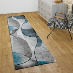 Paco Home Tapis De Salon Poils Ras Effet 3D Motif Abstrait Géométrique Gris Tu... -Magasin Joss & Main tapis de salon poils ras effet 3d motif abstrait geometrique gris turquoise 7561058 19082406 1200x1200
