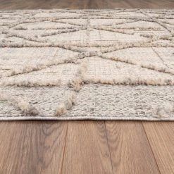 Paco Home Tapis De Salon Poils Ras Motif Boho Geometrique 3D Franges Crème -Magasin Joss & Main tapis de salon poils ras motif boho geometrique 3d franges creme 13646764 37549192 1140x1140