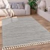 Paco Home Tapis De Salon Poils Ras Motif Boho Uni Franges Moucheté Look Usé Gr... -Magasin Joss & Main tapis de salon poils ras motif boho uni franges mouchete look use gris 13575252 37199232 1140x1140