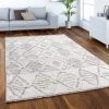 Paco Home Tapis De Salon Poils Ras Motif Scandinave Motif Losange 3D Franges Cr?... -Magasin Joss & Main tapis de salon poils ras motif scandinave motif losange 3d franges creme 13646742 37549122 1140x1140